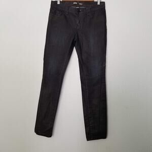 BDG  Mid Rise Coated Skinny Jeans Dark Wash Leather Look Women’s 29